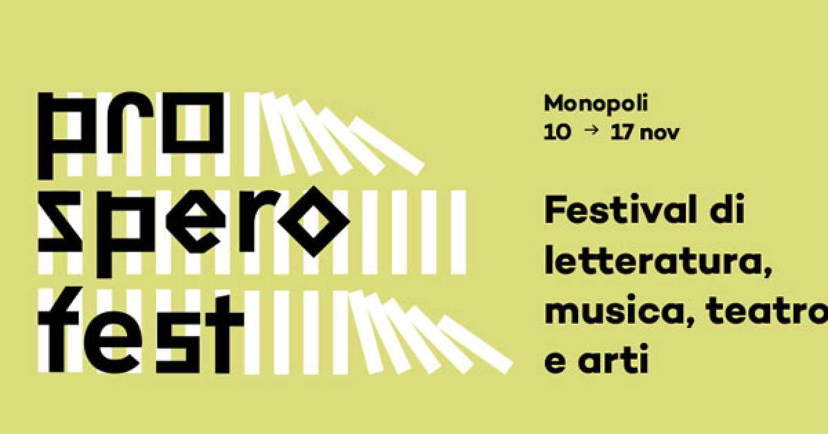 Da Galimberti a Lagioia: tra dibattiti e mostre a Monopoli si apre il ''Prospero fest''